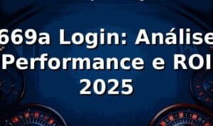 669a Login: Análise 📊 Performance e ROI 2025