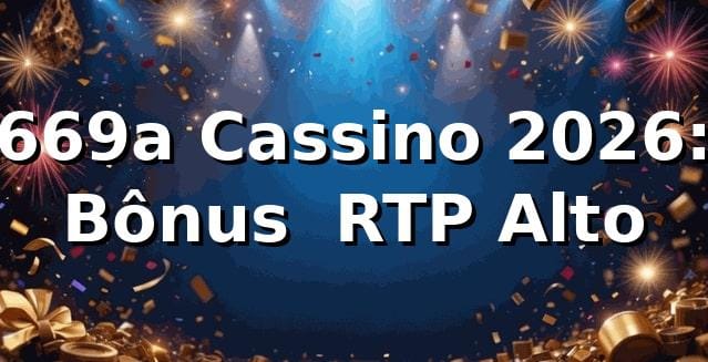 669a Cassino 2026: Bônus + RTP Alto 🔥 1 669a Cassino 2026: Bônus + RTP Alto 🔥